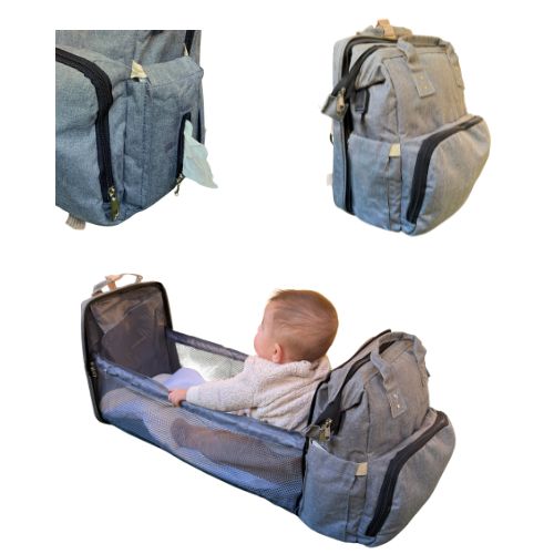 Mochila Cambiador Bebés Multifunción